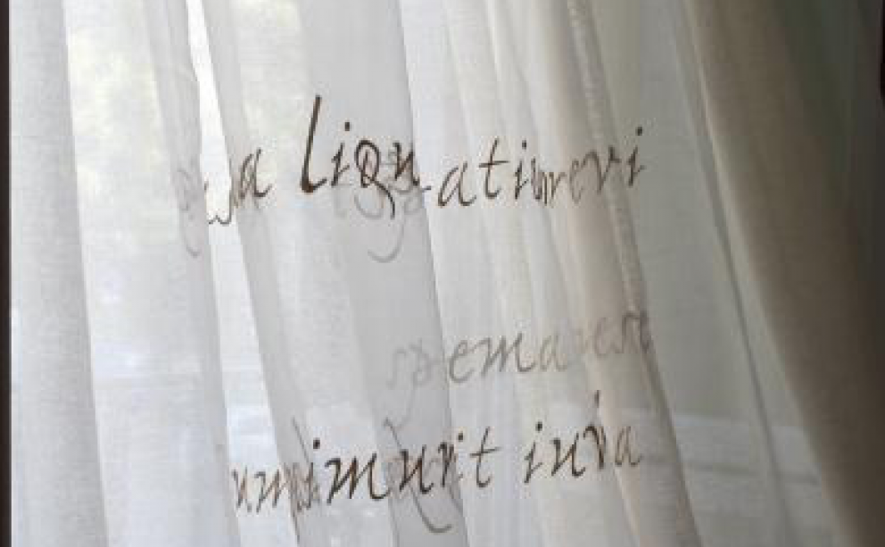 Mastro Raphaël inbetween gedichten gordijn raambekleding