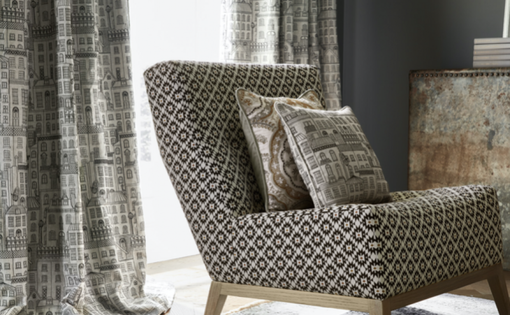 James Hare, stoffen her-stoffering stoffering raambekleding