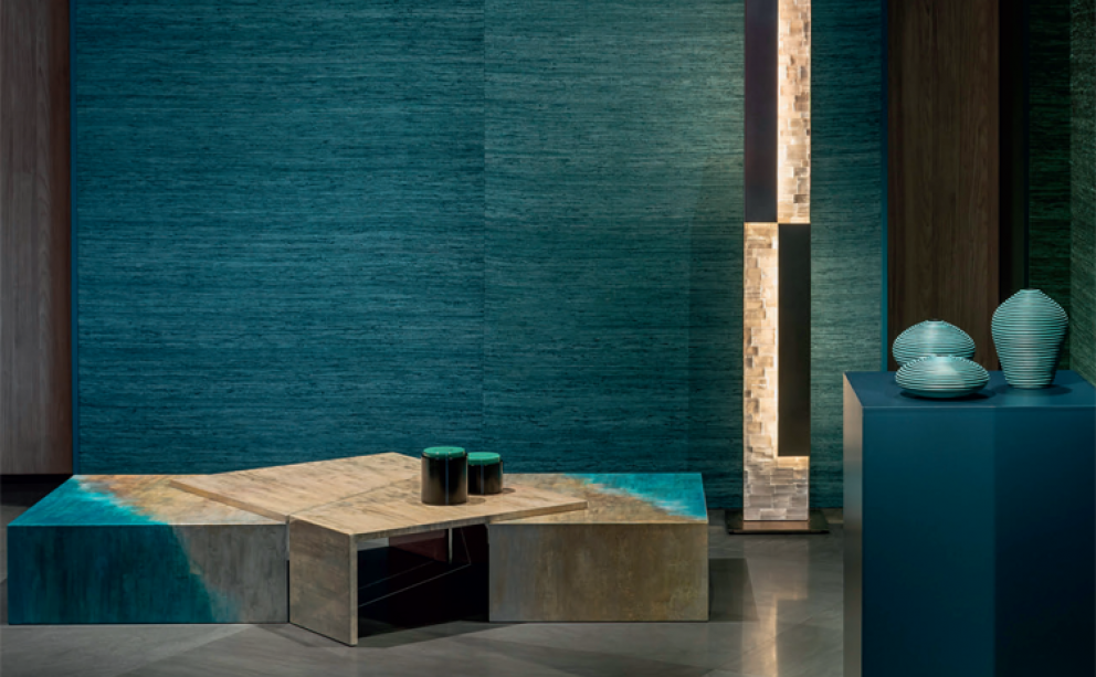 NEMA Floor lamp/NORIGAMI Coffee tables
