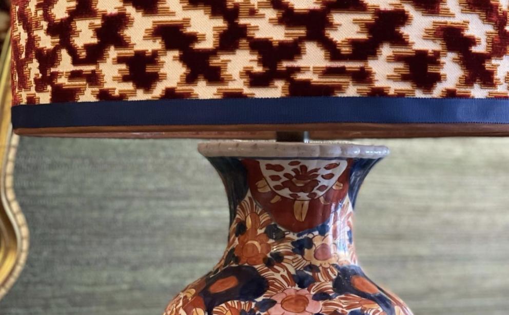 lampen kap, kampvoet, op maat