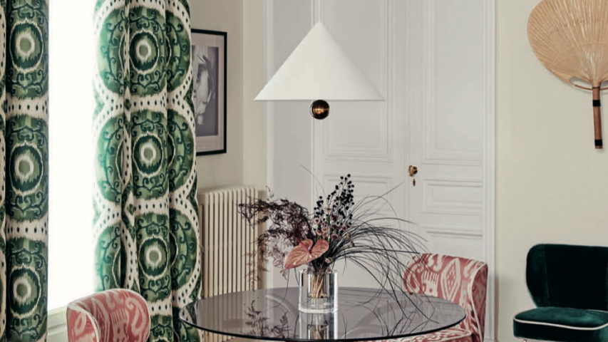 Manuel Canovas Colefax & Fowler exclusieve gordijnstoffen meubelstoffen kussens 