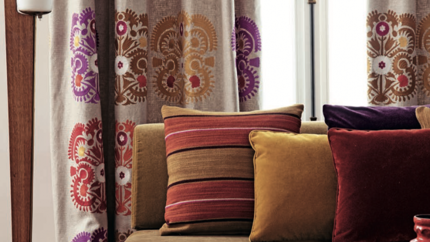 Manuel Canovas Colefax & Fowler exclusieve gordijnstoffen meubelstoffen kussens 