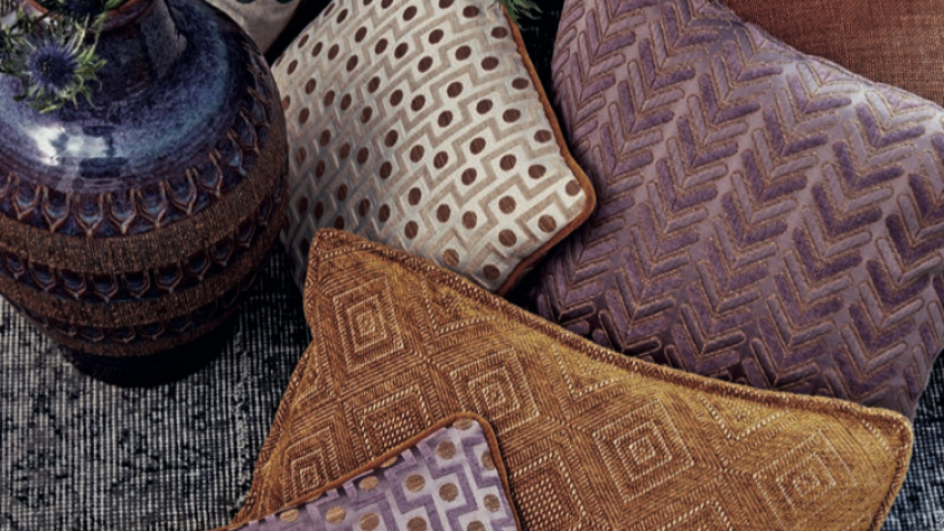 Manuel Canovas Colefax & Fowler exclusieve gordijnstoffen meubelstoffen kussens 