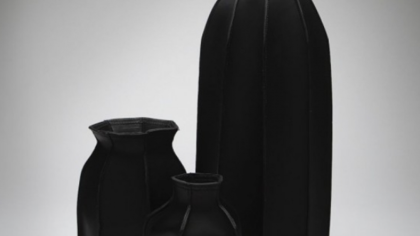 Studio Roex Plumber's Piece lederen vaas
