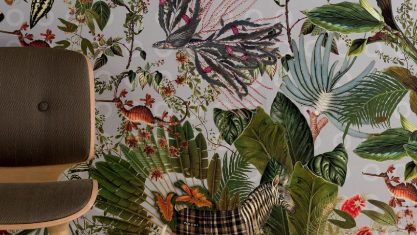 Moooi Extinct Animals wanddecoratie, behang Marcel Wanders Arte Menagerie of Extinct Animals 