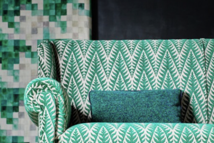 James Malone fabrics herstoffering gordijnen 