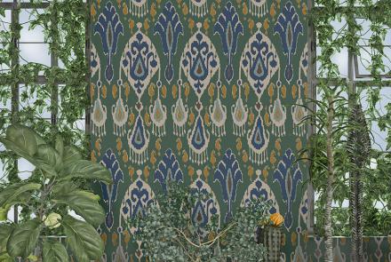 Ikat Bokhara Emerald
